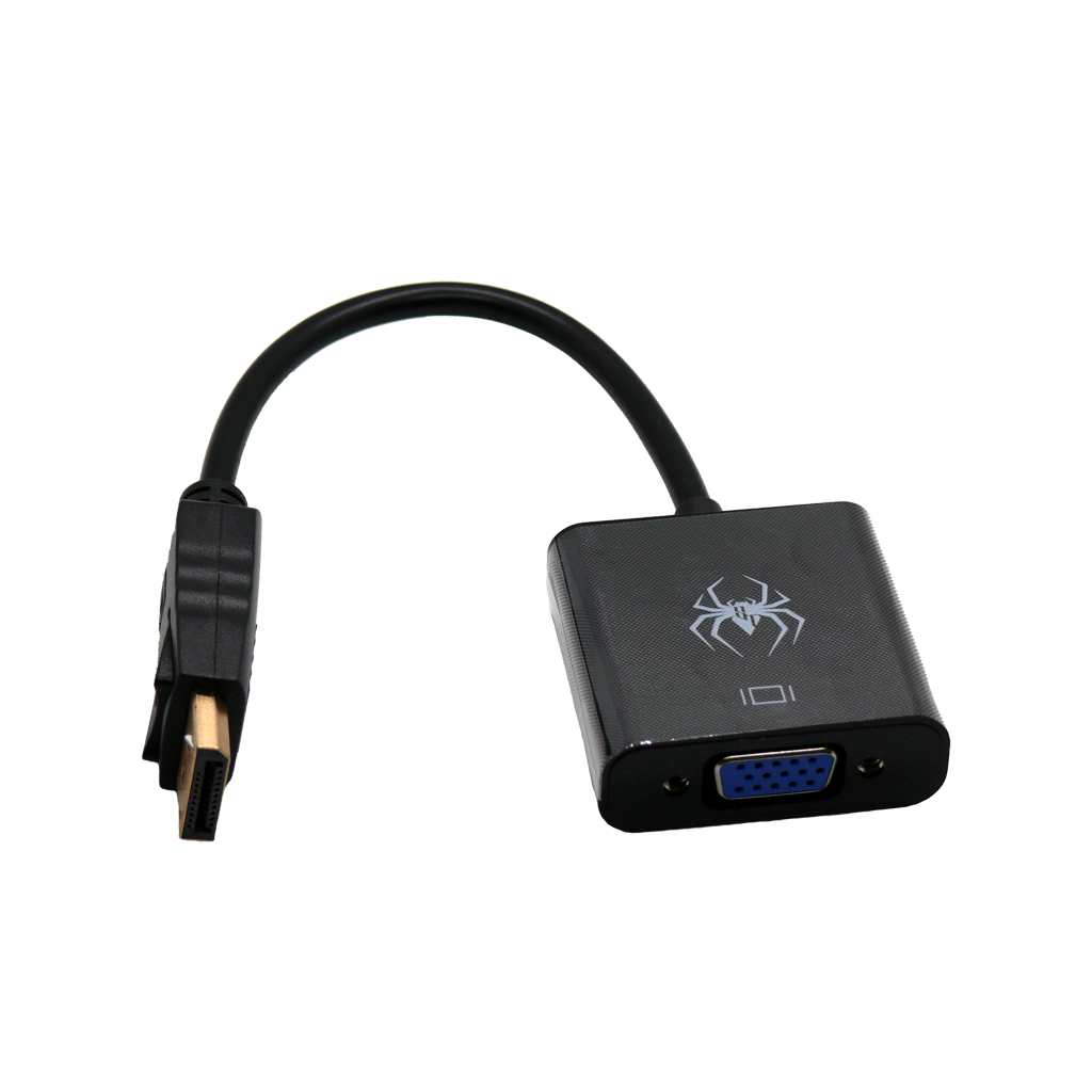 SPIDERTEC ADAPTADOR DISPLAY PORT MACHO A VGA HEMBRA