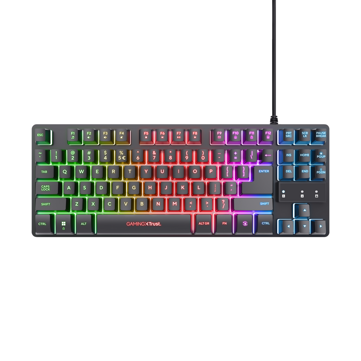 Trust Teclado Thado Tkl Iluminado Gxt833