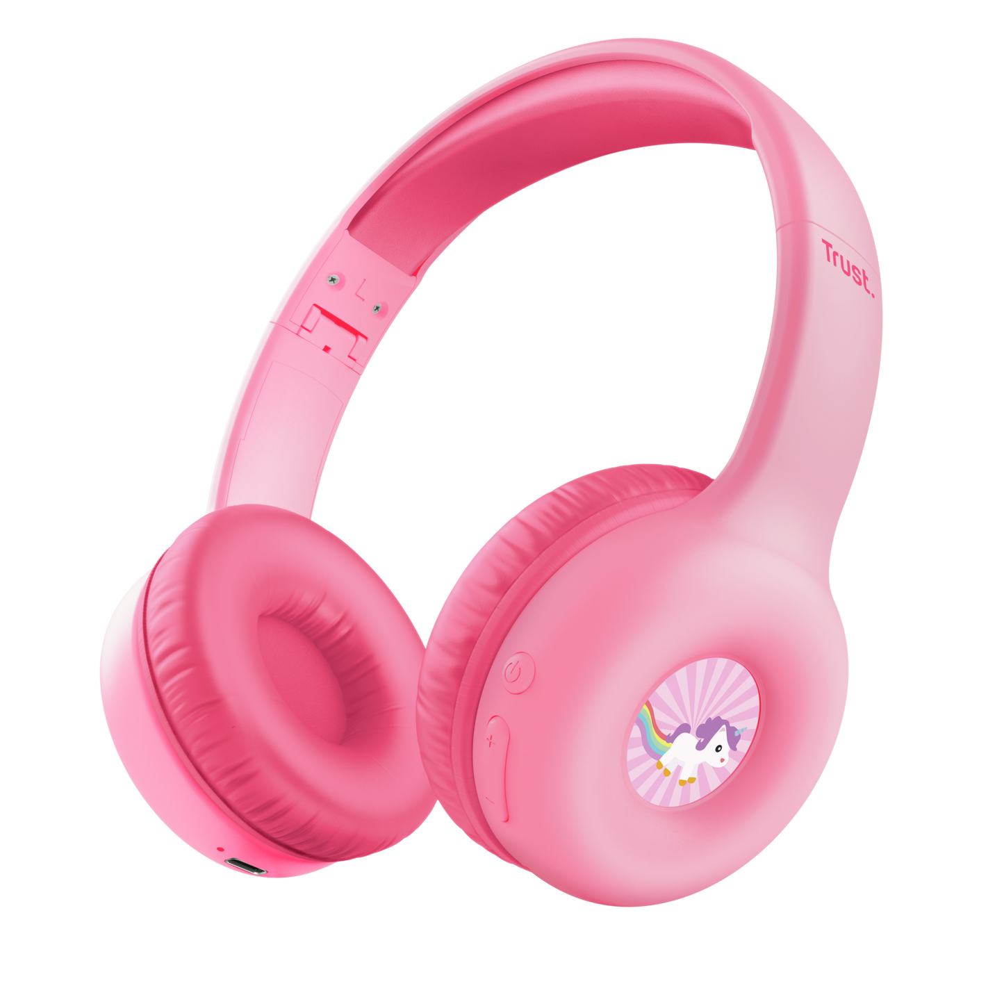 TRUST AUDIFONOS NOUNA INALÁMBRICA BT ROSA