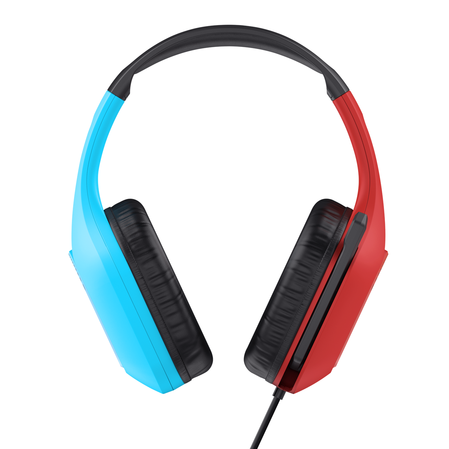 TRUST AUDIFONOS GAMING ZIROX LIGEROS 3.5MM ROJO/AZUL