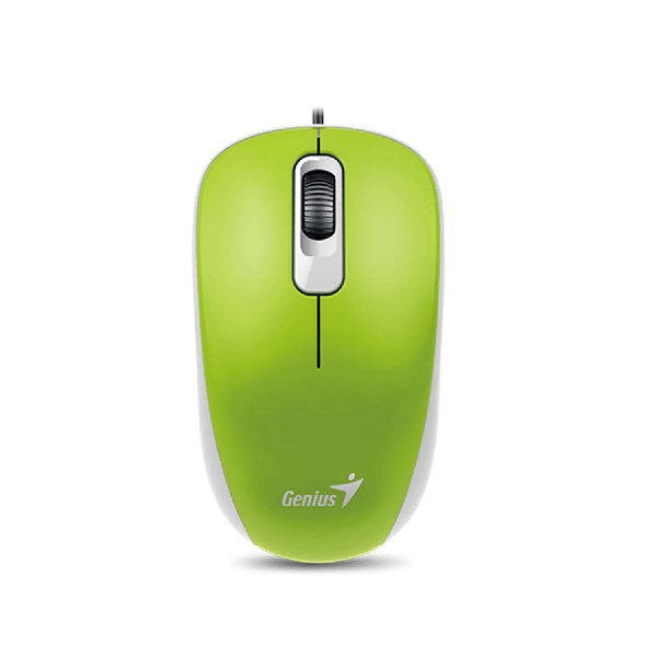 GENIUS MOUSE ÓPTICO DX-120 USB VERDE