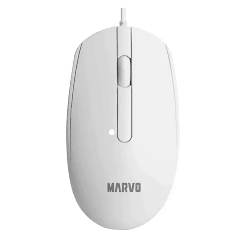 Marvo Mouse Basic Ms003 Blanco Usb 1000Dpi