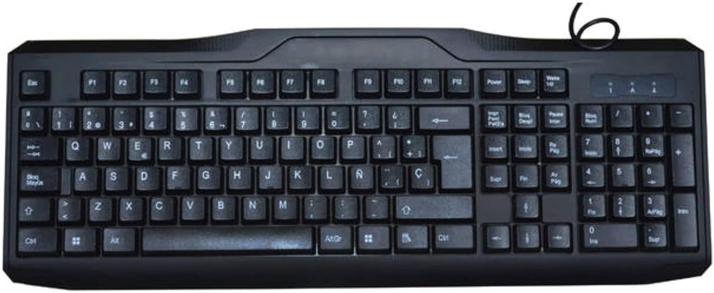 IMICRO TECLADO ALAMBRICO KBUS9851S ESPAÑOL