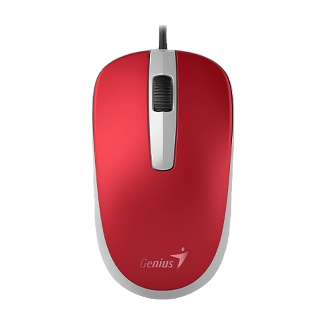 Genius Mouse Óptico Dx-120 Usb Rojo