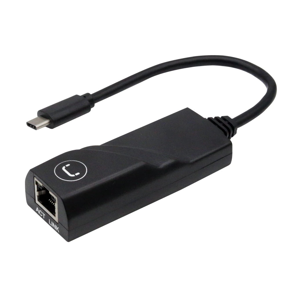 UNNO TEKNO ADAPTADOR TIPO C A LAN ETHERNET 1GBPS AD3002BK