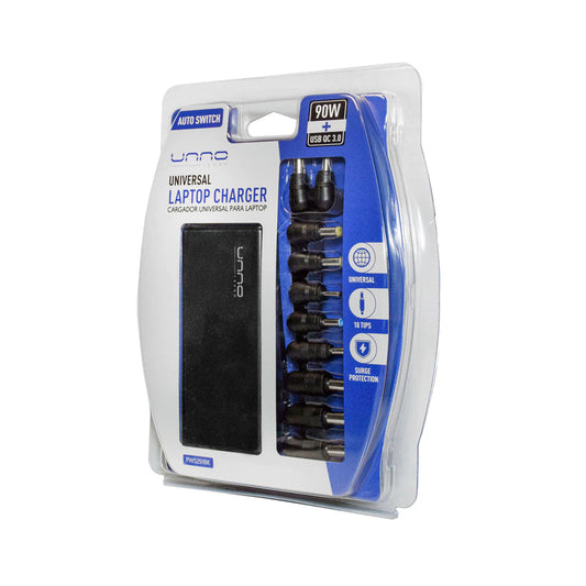 UNNO TEKNO CARGADOR UNIVERSAL 10 PUNTAS 90W