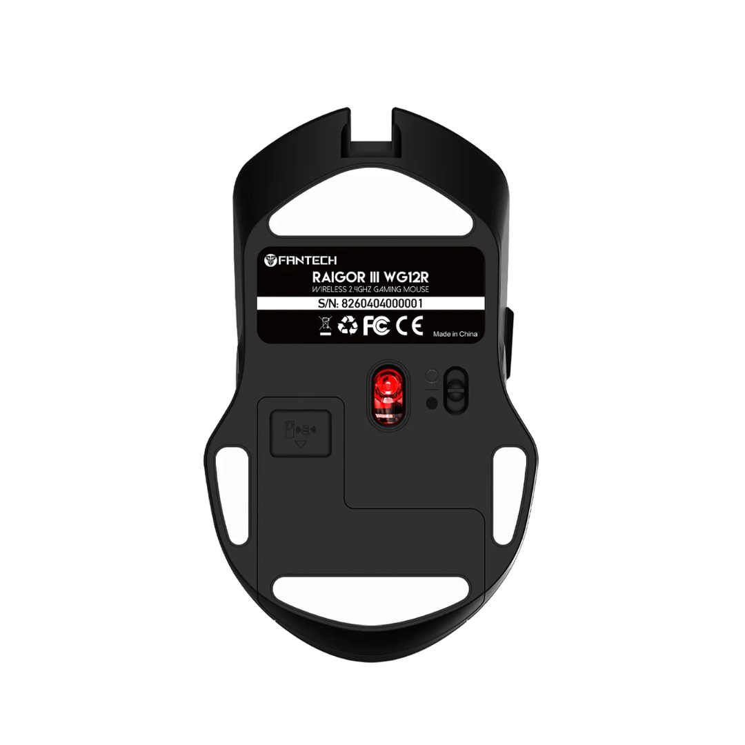 FANTECH MOUSE GAMING RAIGOR III WG12R INALÁMBRICO NEGRO