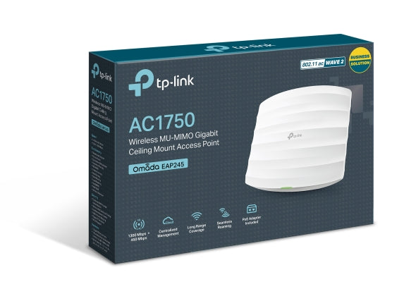 TP LINK PUNTO DE ACCESO GIGABIT DOBLE BANDA AC1750 CON MONTAJE DE TECHO