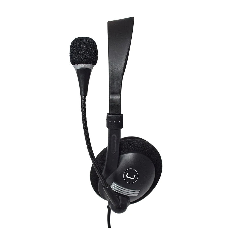 UNNO TEKNO AURICULARES ACE 5 USB-C CON MICRÓFONO NEGRO HS7206BK