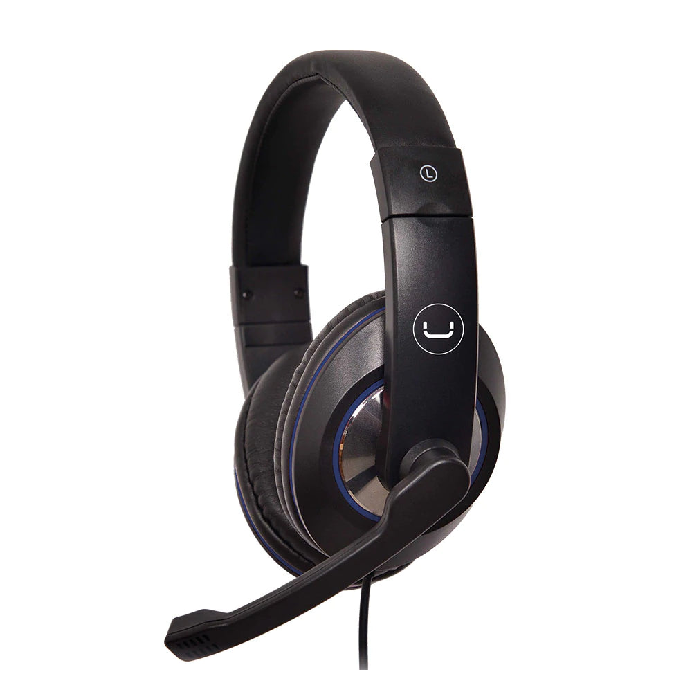 Unno Tekno Auriculares Ace 12 De 3.5Mm Con Micrófono Azul Hs7212Bl