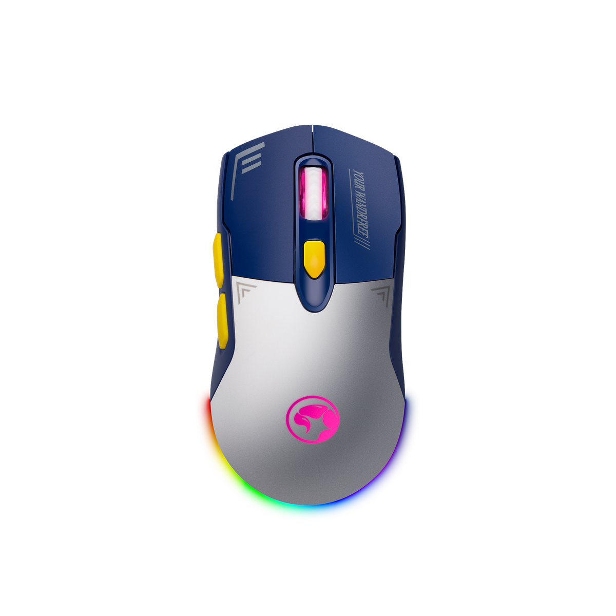 Marvo Mouse Gaming Inalámbrico Duke 20 M803W Azul/Blanco