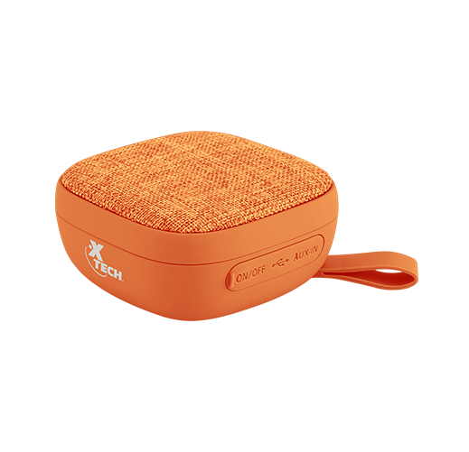 XTECH MINI CORNETA PORTÁTIL INALÁMBRICA 3W NARANJA