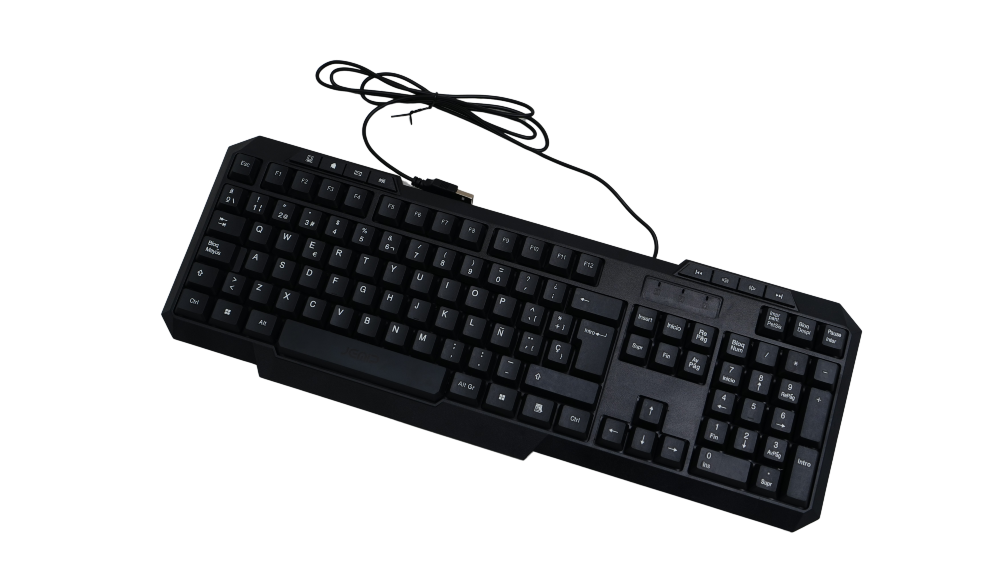 JEMIP TECLADO OFFICE K888 MULTIMEDIA USB ESPAÑOL NEGRO