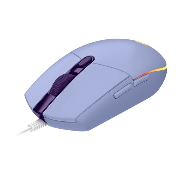 Logitech Mouse G203 Lightsync Gaming Rgb Alámbrico 8000Dpi Lila