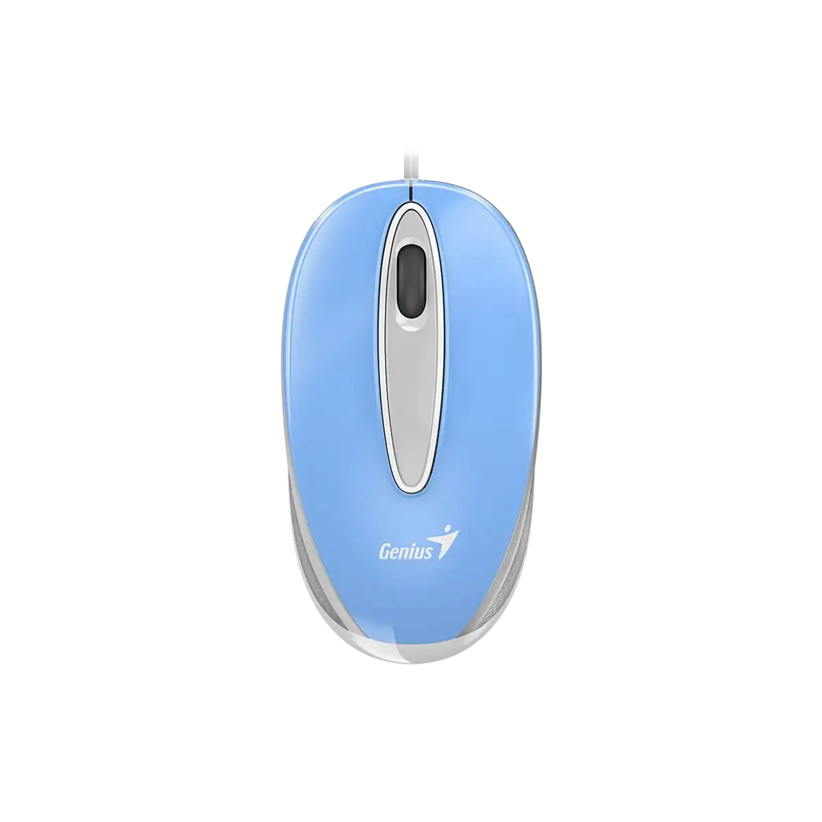 GENIUS MOUSE ÓPTICO RS2 DX-MINI 3 BOTONES LED USB AZUL