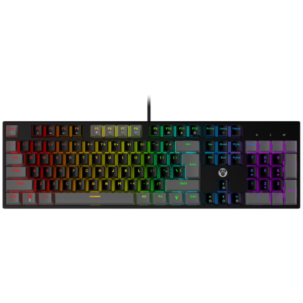 Fantech Teclado Gaming Mecánico Atom104 Mk886V2 Alámbrico Gris