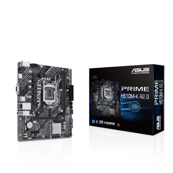 ASUS TARJETA MADRE PRIME H510M-K R2.0 / LGA1200, 2XDDR4, CHIPSET H470