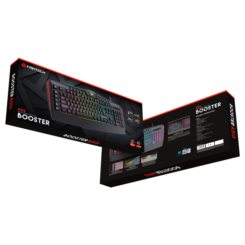 FANTECH TECLADO BOOSTER K513 GAMING INGLÉS ALAMBRICO