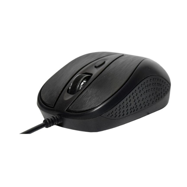 Unno Tekno Mouse Óptico Usb Ambidiestro Ms6513Bk Negro