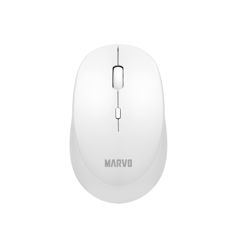 Marvo Mouse Inalambrico Wm103 1600 Dpi 3 Botones Blanco
