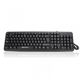 Spidertec Teclado Lk365 Español Usb 107 Teclas Negro