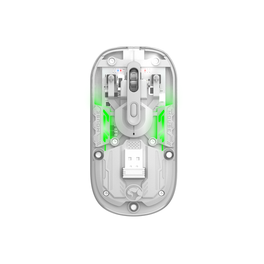 Marvo Mouse Prisma 20W Bt M808W 1600Dpi Transparente