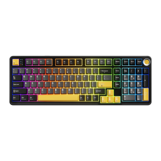 Marvo Teclado Mecánico Kg986W Titan 98 Inalámbrico Rgb