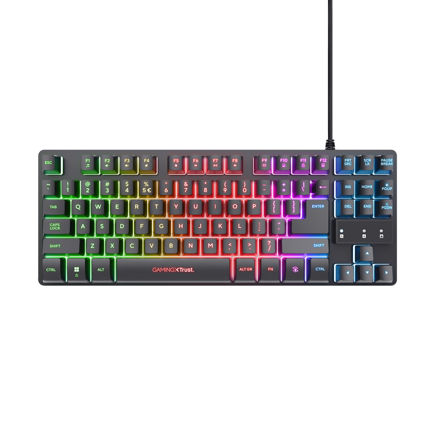 TRUST TECLADO THADO TKL ILUMINADO GXT833