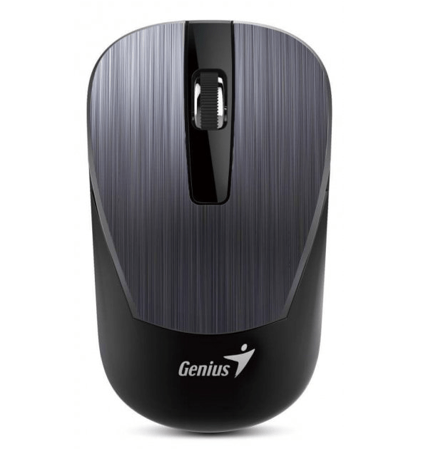 GENIUS MOUSE ÓPTICO INALÁMBRICO RS2 NX-7015 3 BOTONES GRIS HIERRO
