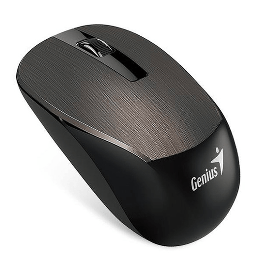 GENIUS MOUSE ÓPTICO INALÁMBRICO RS2 NX-7015 3 BOTONES CHOCOLATE
