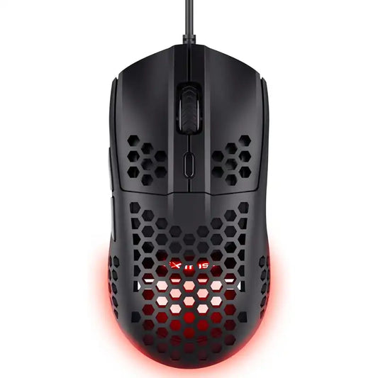 TRUST MOUSE GAMING HELOX GXT928 RGB ULTRALIGERO NEGRO