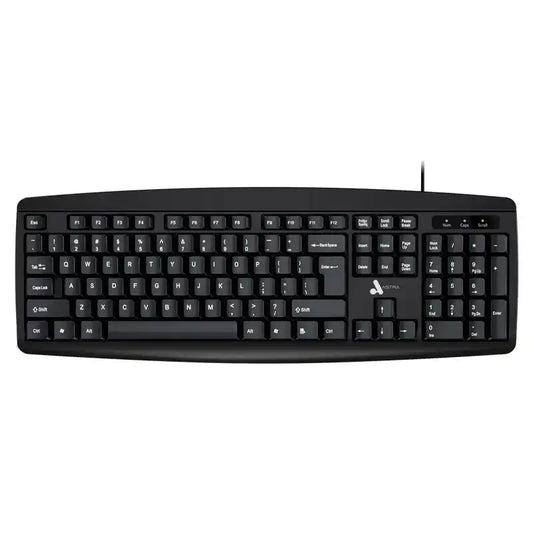 Astra Teclado Alámbrico Usb K10 Ergonómico Negro