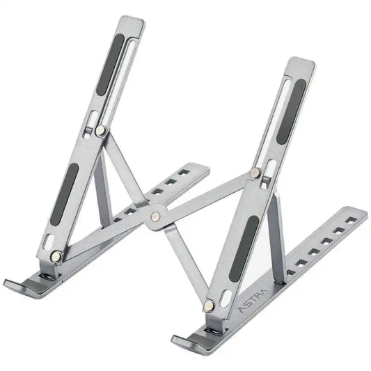 ASTRA BASE METÁLICA PARA LAPTOP HASTA 15.6" PLEGABLE SILVER LSD002