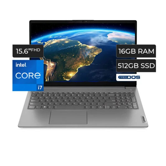 LENOVO LAPTOP V15 G3 15.6” I7-1255U 16GB DDR4 512GB SSD WIN11 H GRIS