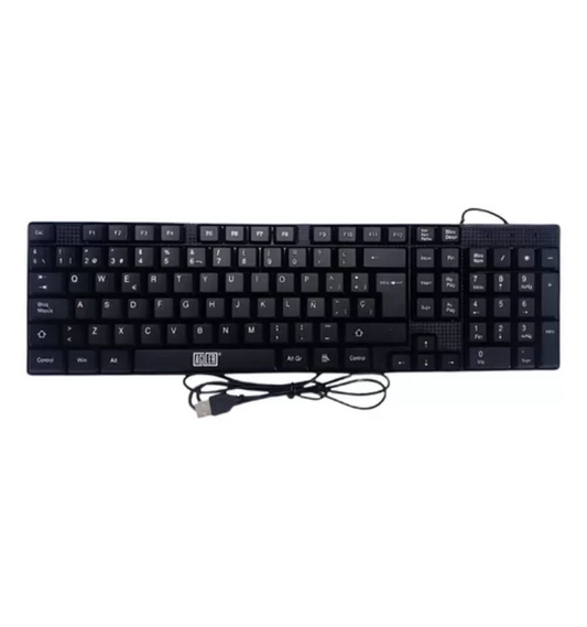 Agiler Teclado Estándar Alámbrico Español Negro
