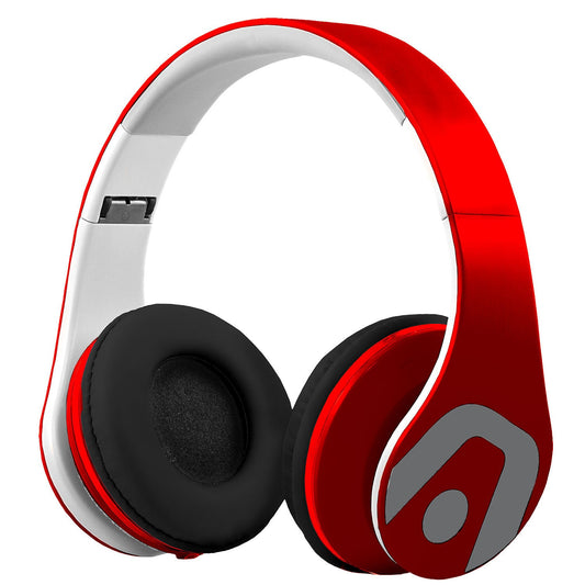 ARGOM TECH AUDÍFONOS DJ PRO MIC ULTIMATE 3.5MM ROJO