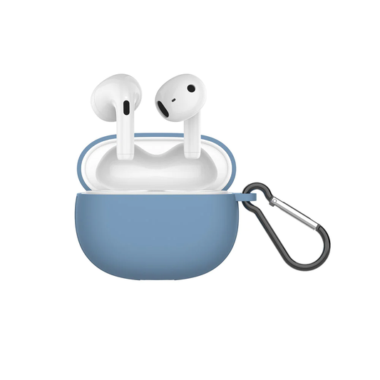 ARGOM TECH AUDÍFONO EARBUDS AKEIPOD E55 INALÁMBRICO BT AZUL