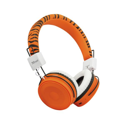TRUST AUDÍFONOS SUPRAAURALES KIDS BLUETOOTH NARANJA