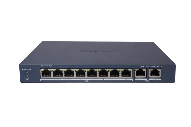 HIKVISION SWITCH POE 8 PUERTOS - PUERTOS 8 X 10/100, 1 X GIGABIT DS3E1309PEIM