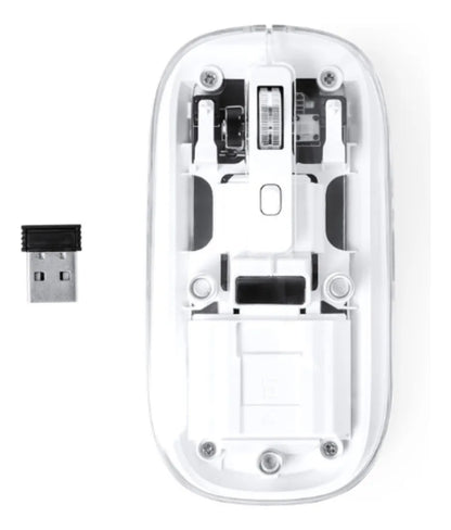 AGILER MOUSE TRANSPARENTE RECARGABLE INALAMBRICO AGI2075