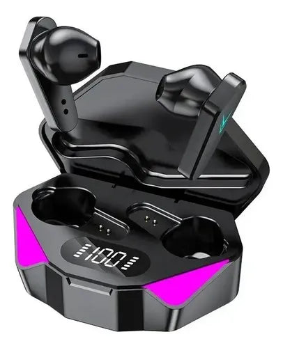 Earbuds Gaming Twsx15 Negro Microfono Bluetooth 5.2 Ipx