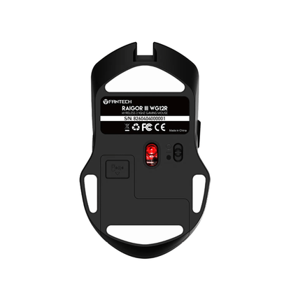 FANTECH MOUSE GAMING RAIGOR III WG12R INALÁMBRICO NEGRO