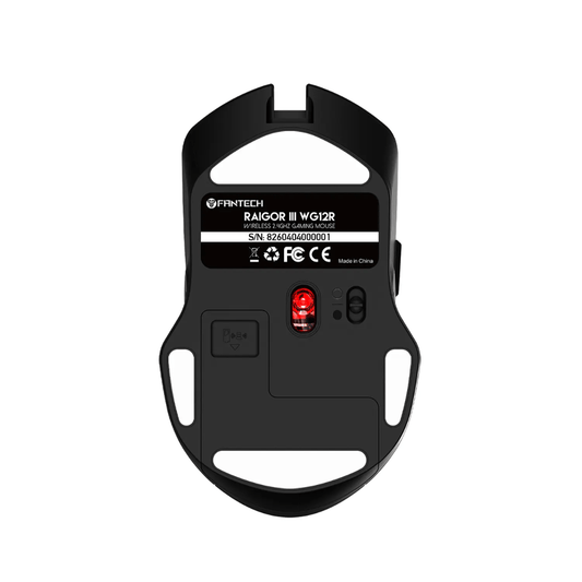 FANTECH MOUSE GAMING RAIGOR III WG12R INALÁMBRICO NEGRO