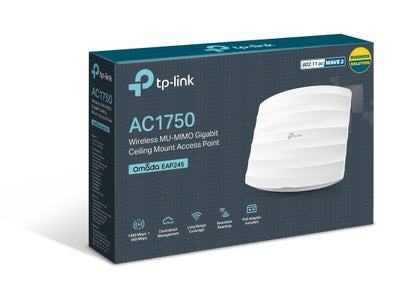 TP LINK PUNTO DE ACCESO GIGABIT INALAMBRICO DE DOBLE BANDA AC1750 CON MONTAJE DE TECHO