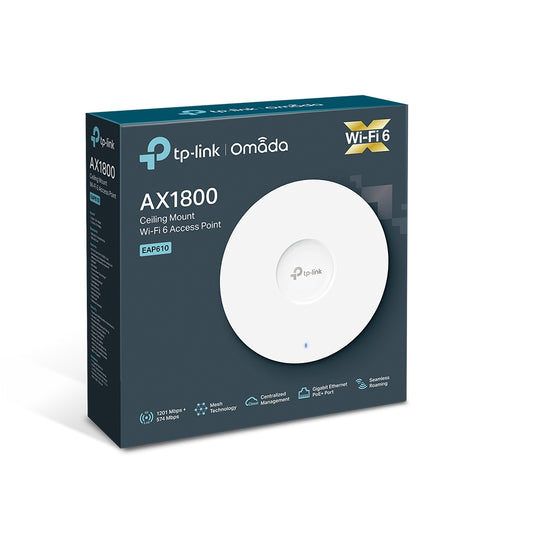 Tp Link Access Point Eap610 Ax1800 Wifi 6 Montaje En Techo