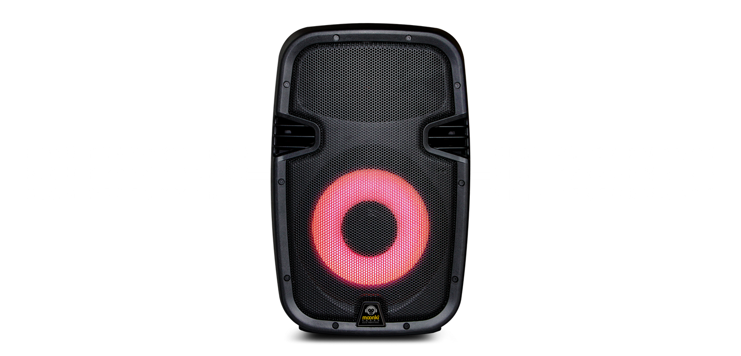 MOONKI CORNETA ARUBA 10” ACTIVE SPEAKER INCLUYE MICRÓFONO