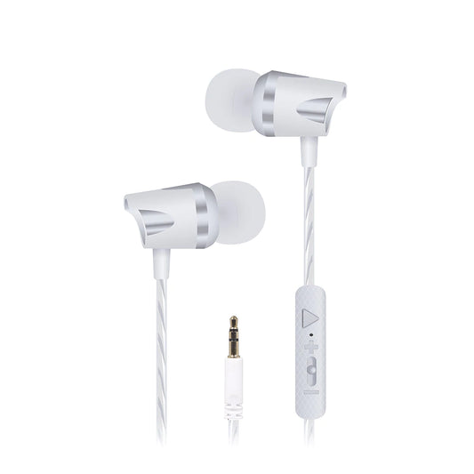 Unno Tekno Auriculares Soulbuds De 3.5Mm Plata Hs7009