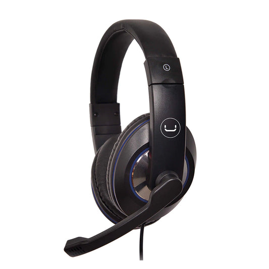 UNNO TEKNO AURICULARES ACE 12 DE 3.5MM CON MICRÓFONO AZUL HS7212BL