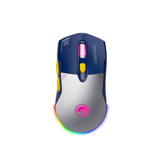 MARVO MOUSE GAMING INALÁMBRICO DUKE 20 M803W AZUL/BLANCO