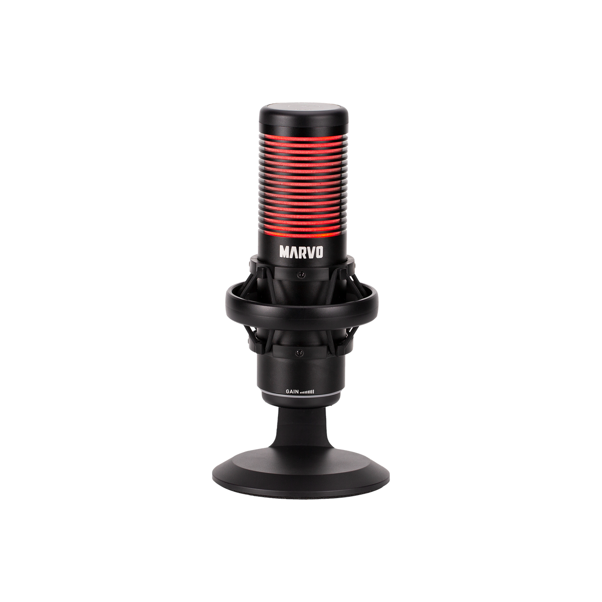 Marvo Micrófono Mic-07 Bk Blast 60 Dual Capsule Con Reducción De Ruido Rgb